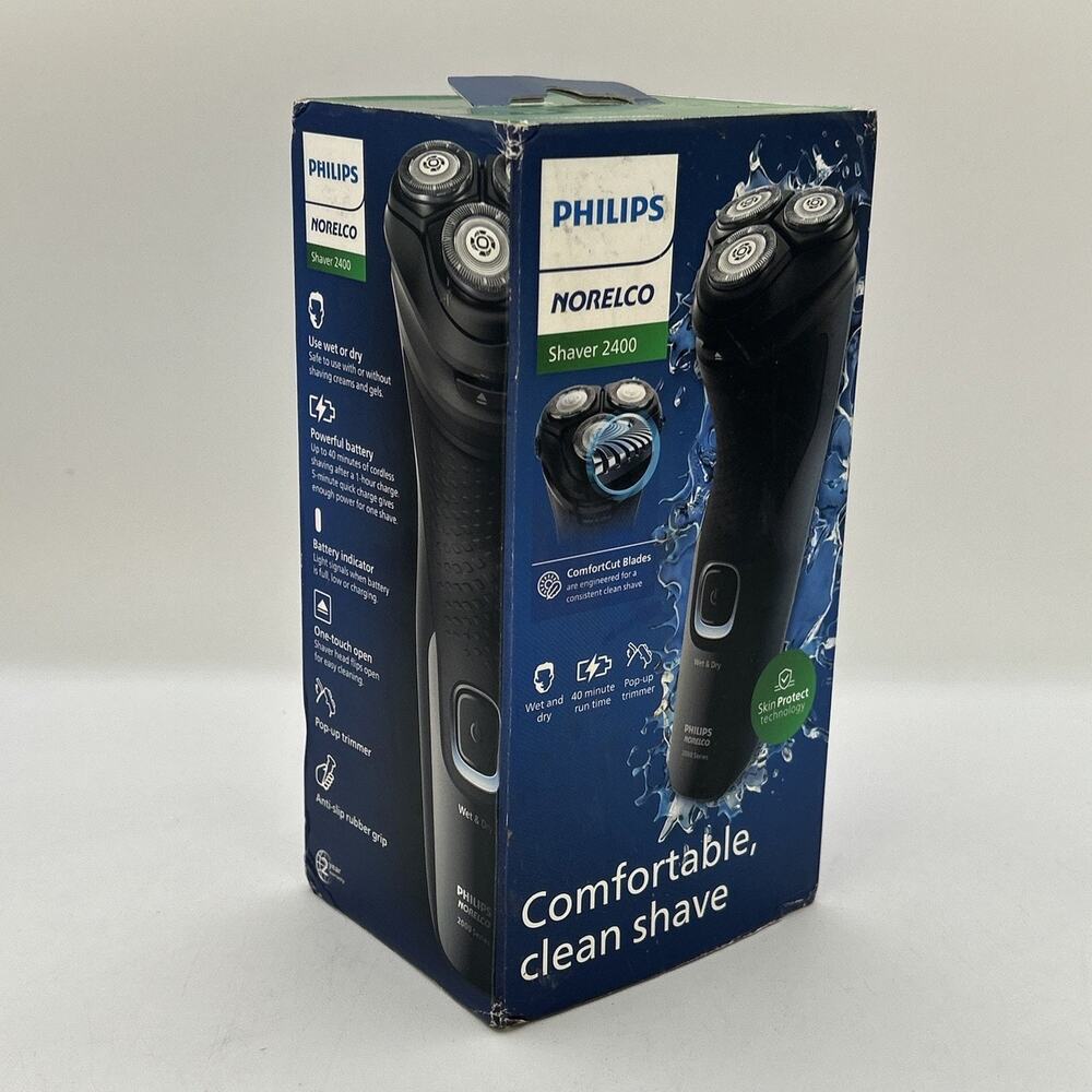 Philips Norelco Shaver 2400 Cordless Electric Shaver with Pop-Up Trimmer